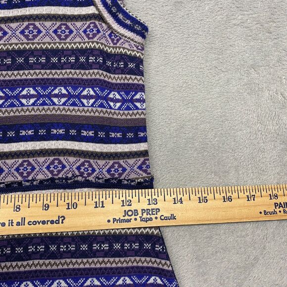 Free People Dress Womens Small Sweater Skater Nordic Fair Isle Tank - Picture 7 of 12
